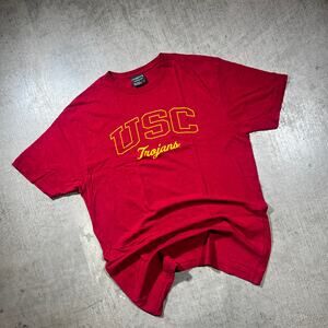 USC Trojans T-Shirt Camp David Large Red